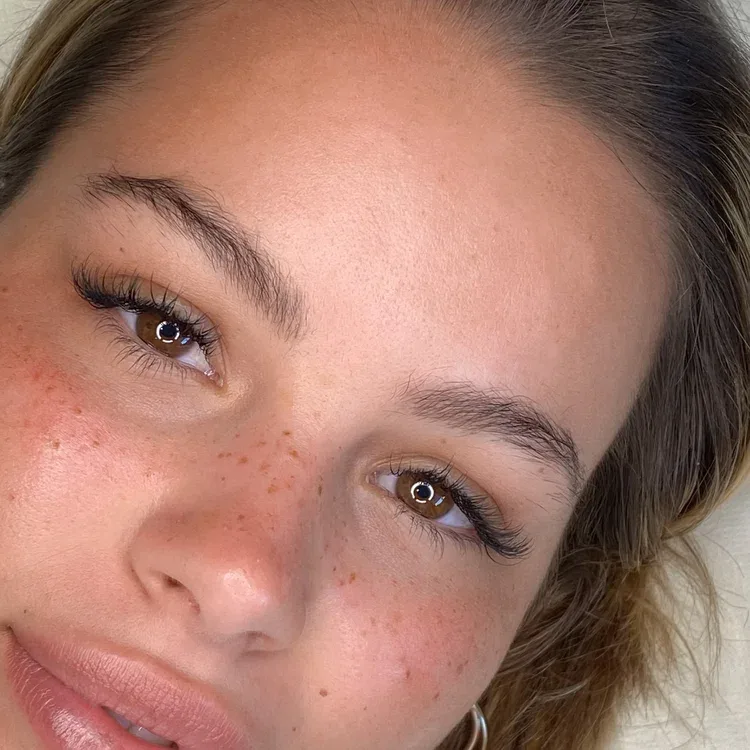 Freckle tattoo work by Maggie