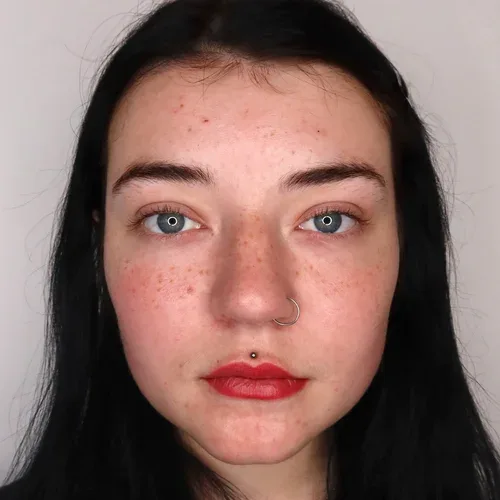 Freckle tattoo work by Maggie